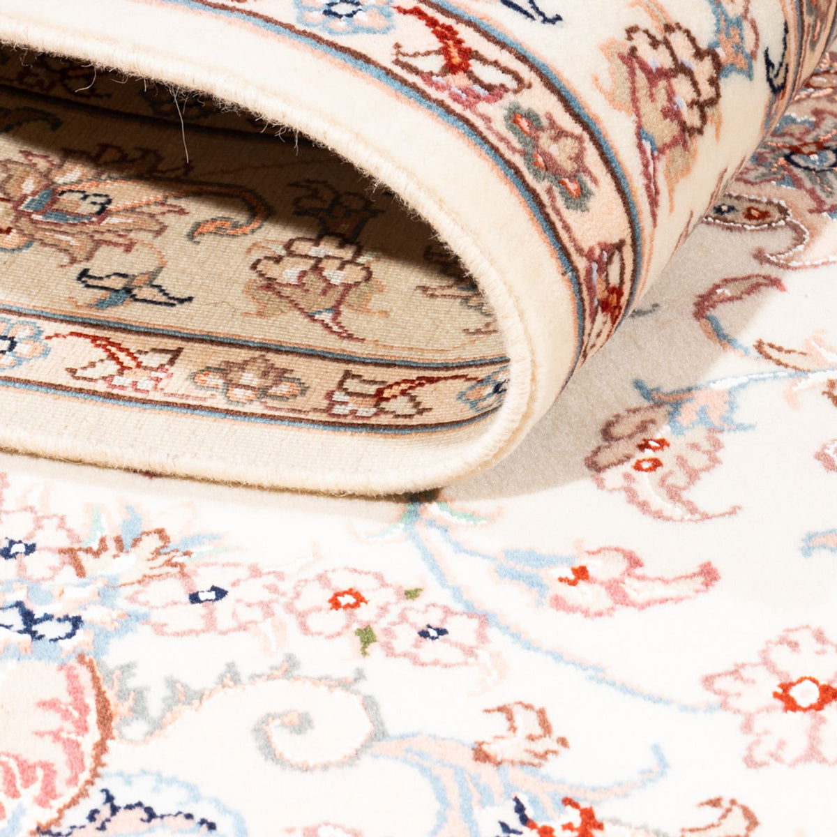 Perzisch tapijt - Tabriz - 176 x 118 cm - crème