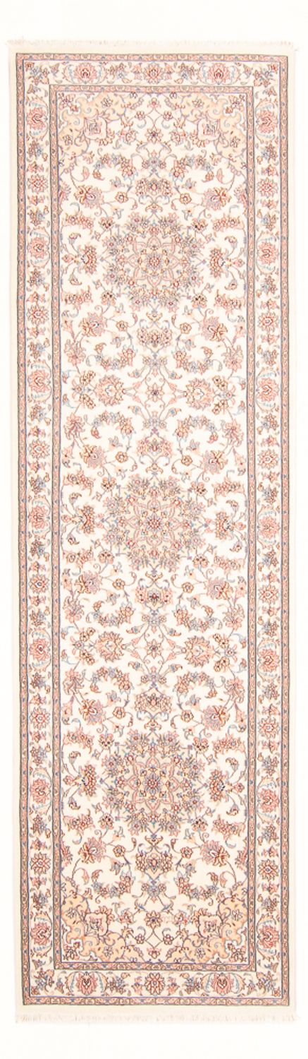 Loper Perzisch tapijt - Tabriz - Royal - 298 x 87 cm - crème