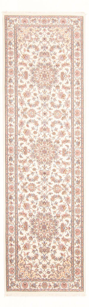 Loper Perzisch tapijt - Tabriz - Royal - 298 x 87 cm - crème