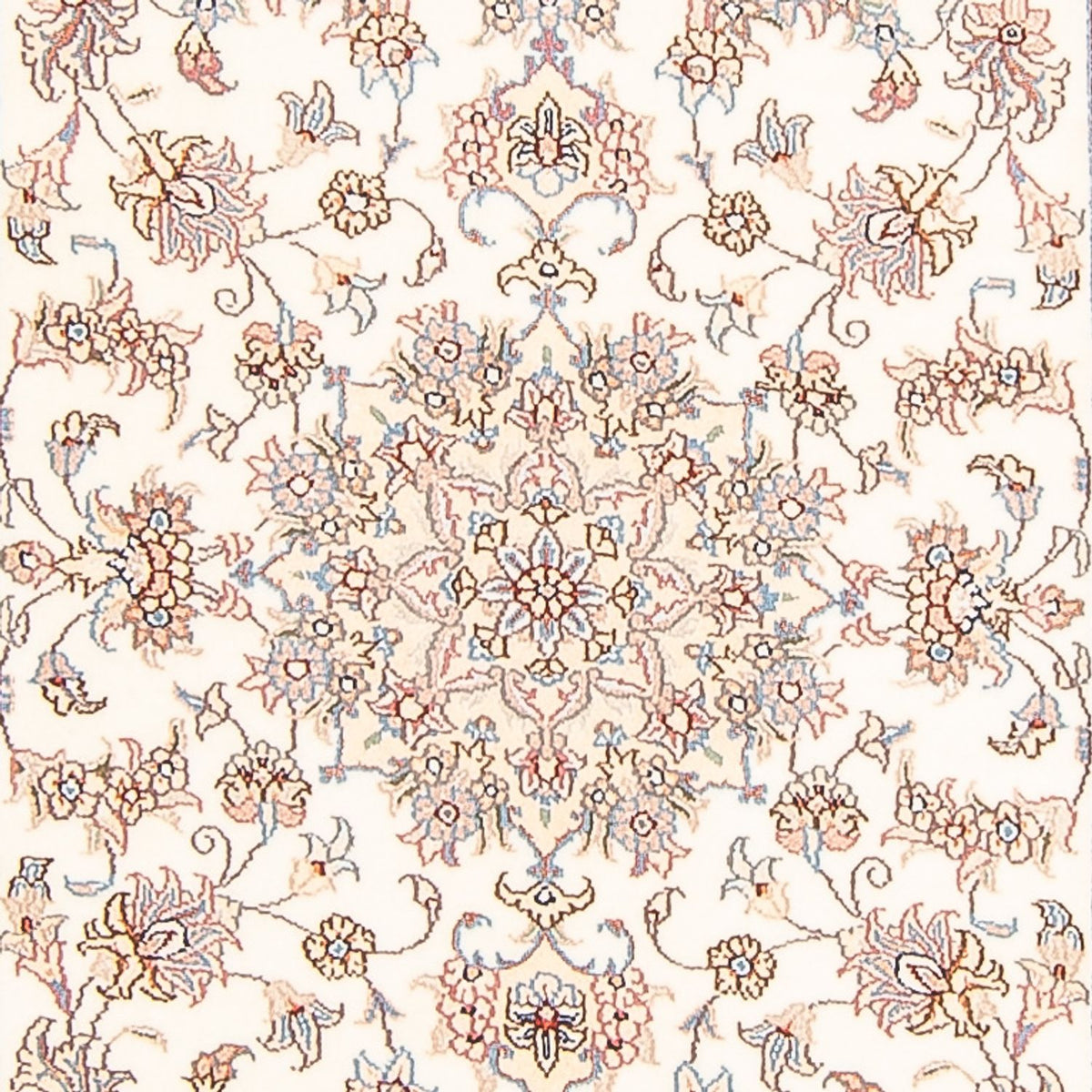 Loper Perzisch tapijt - Tabriz - Royal - 298 x 87 cm - crème
