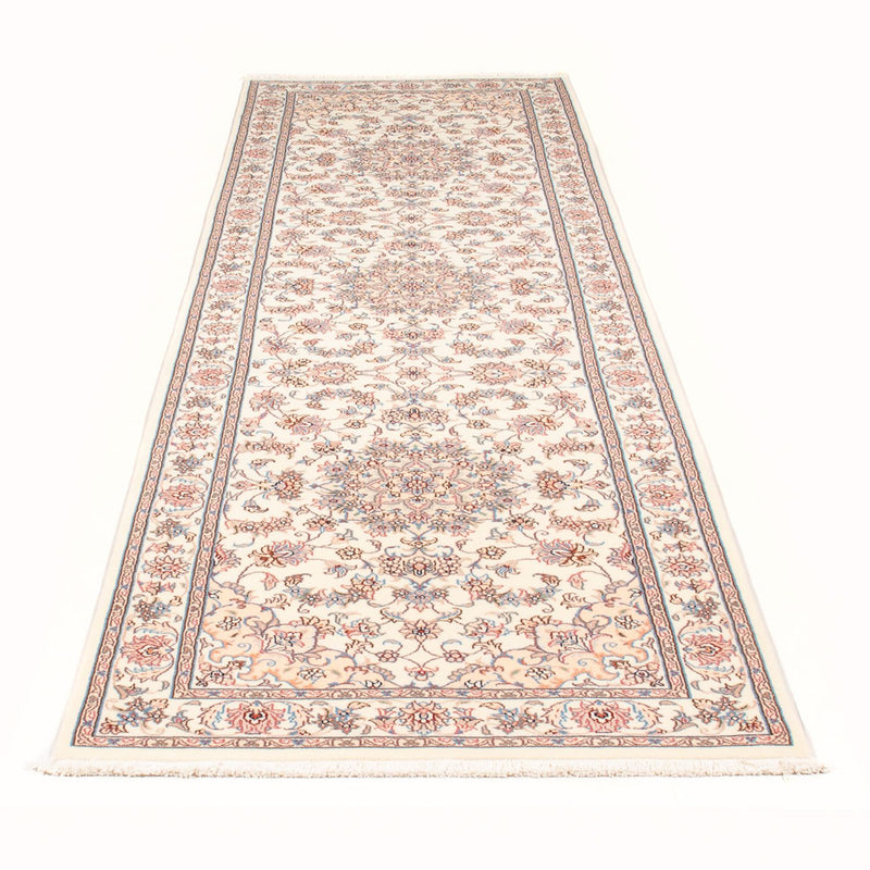 Loper Perzisch tapijt - Tabriz - Royal - 298 x 87 cm - crème