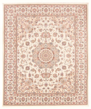 Perzisch tapijt - Tabriz - Royal - 248 x 198 cm - crème