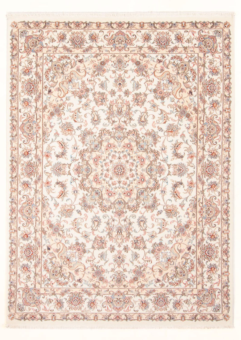 Perzisch tapijt - Tabriz - Royal - 205 x 150 cm - crème