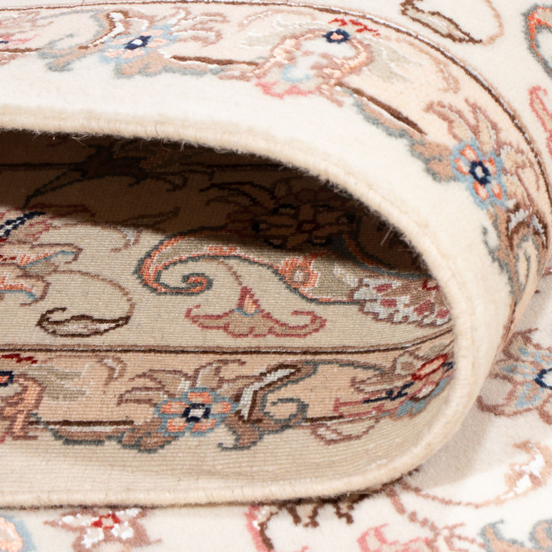 Perzisch tapijt - Tabriz - Royal - 205 x 150 cm - crème