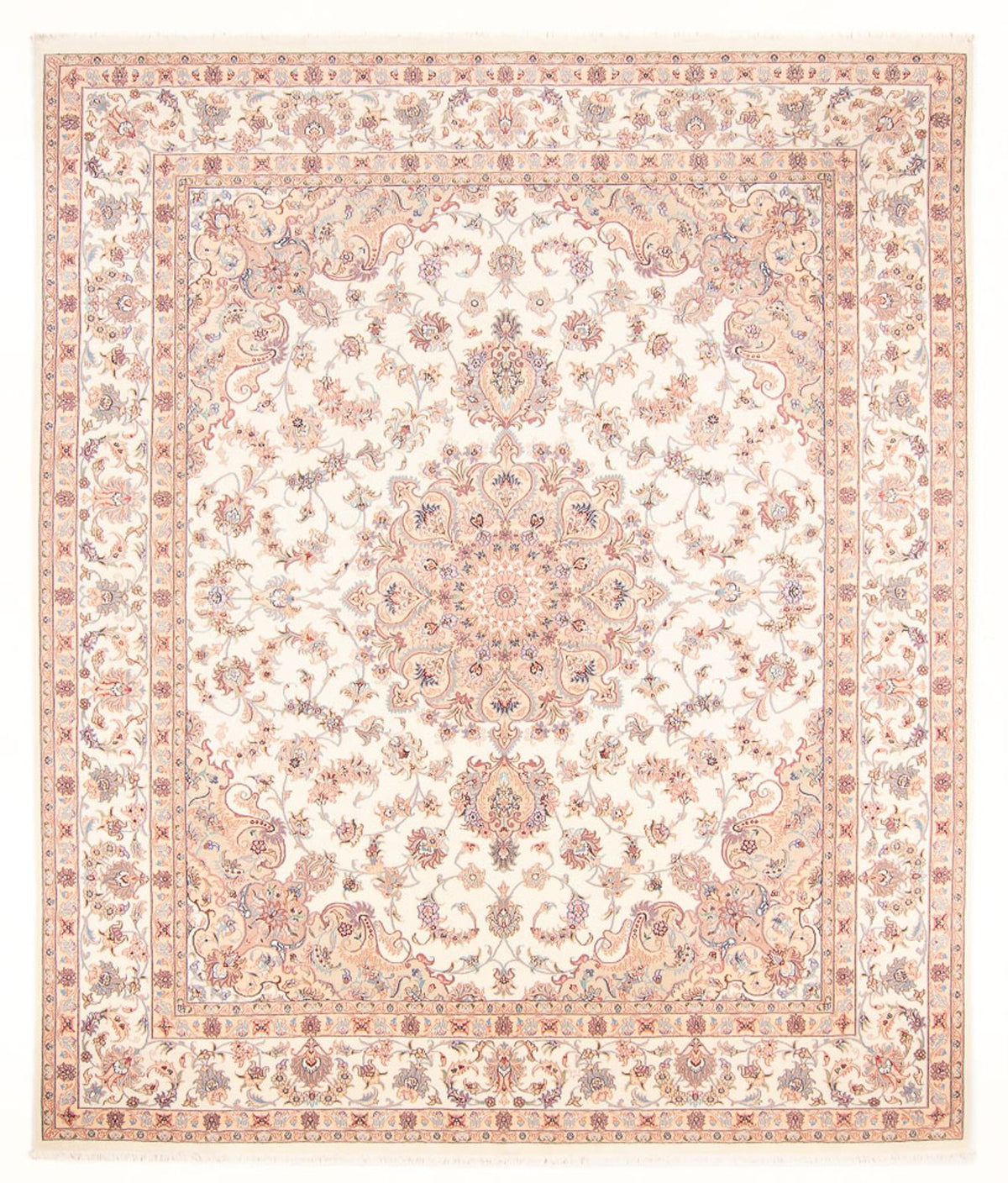 Perzisch tapijt - Tabriz - Royal - 300 x 252 cm - crème