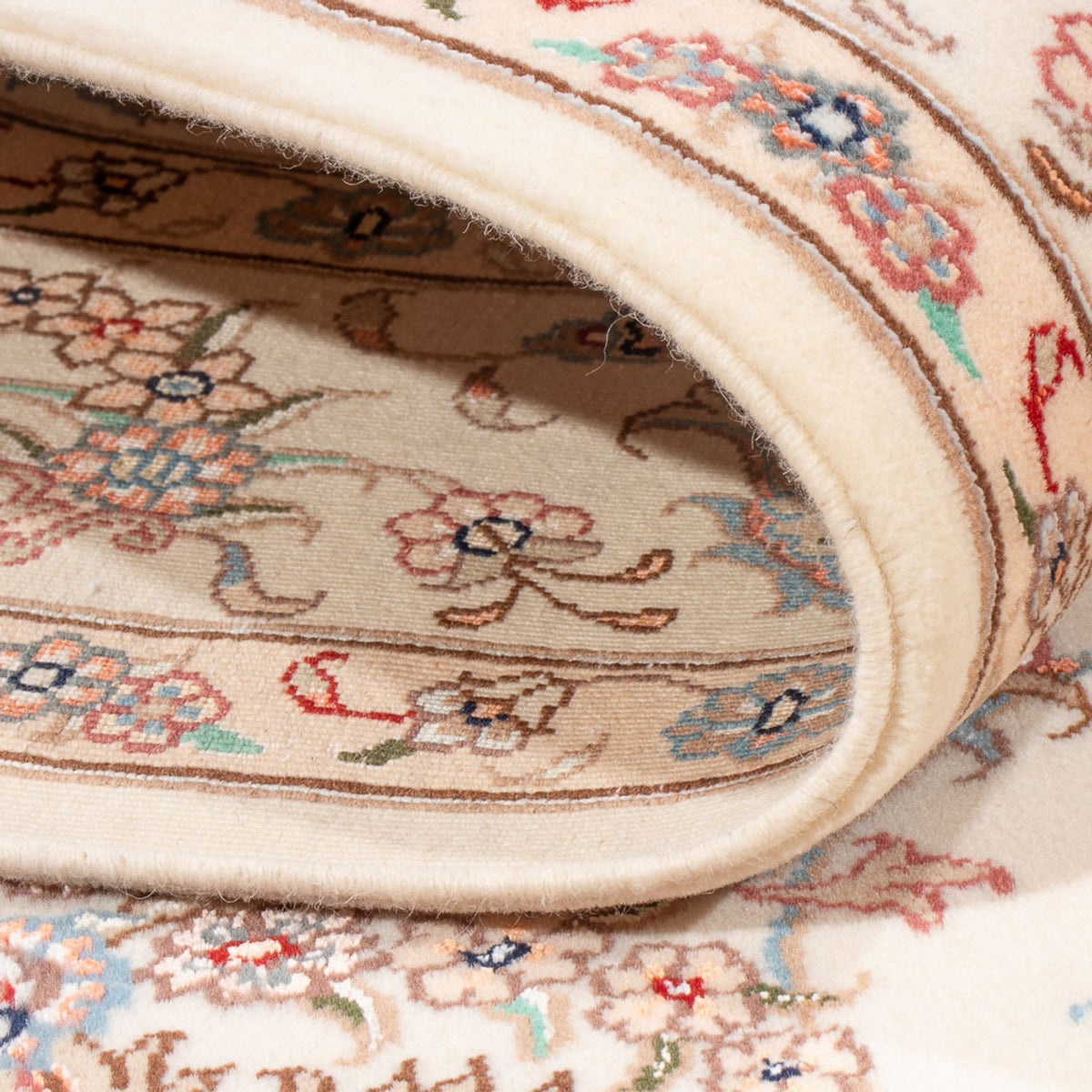 Perzisch tapijt - Tabriz - Royal - 197 x 150 cm - crème