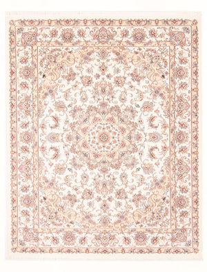 Perzisch tapijt - Tabriz - Royal - 200 x 151 cm - crème