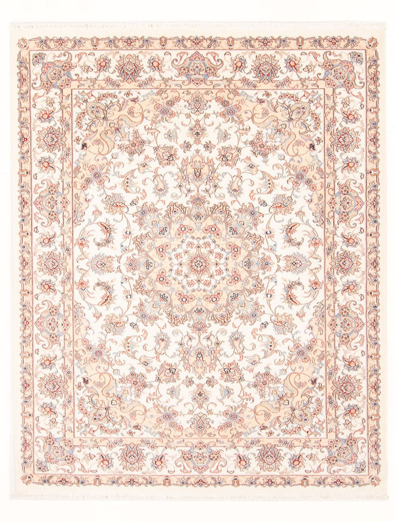 Perzisch tapijt - Tabriz - Royal - 200 x 151 cm - crème