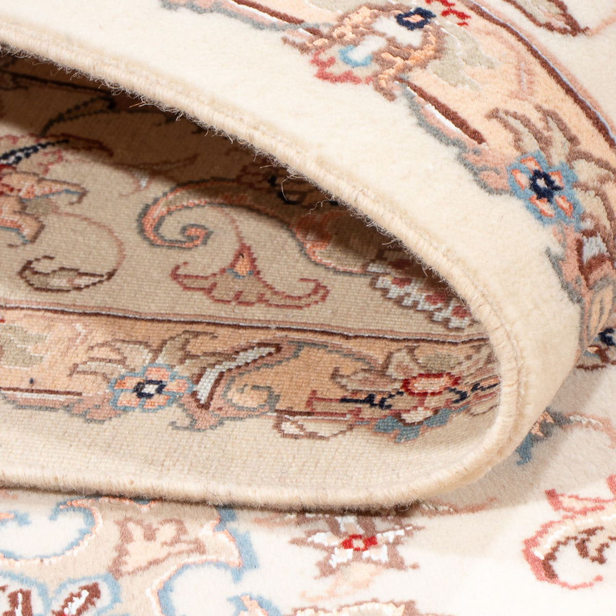 Perzisch tapijt - Tabriz - Royal - 200 x 151 cm - crème