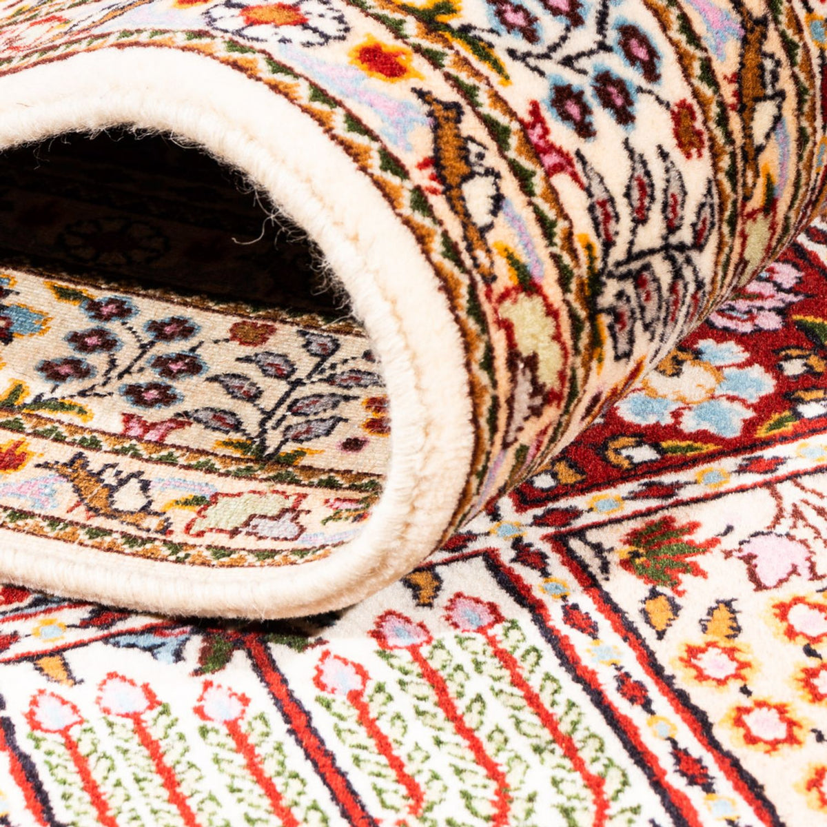 Loper Perzisch tapijt - Klassiek - 195 x 80 cm - veelkleurig