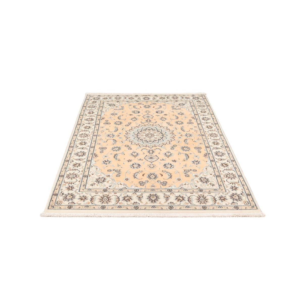 Perzisch tapijt - Nain - Premium - 180 x 118 cm - licht beige