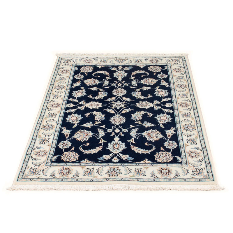 Perzisch tapijt - Nain - Premium - 118 x 78 cm - donkerblauw