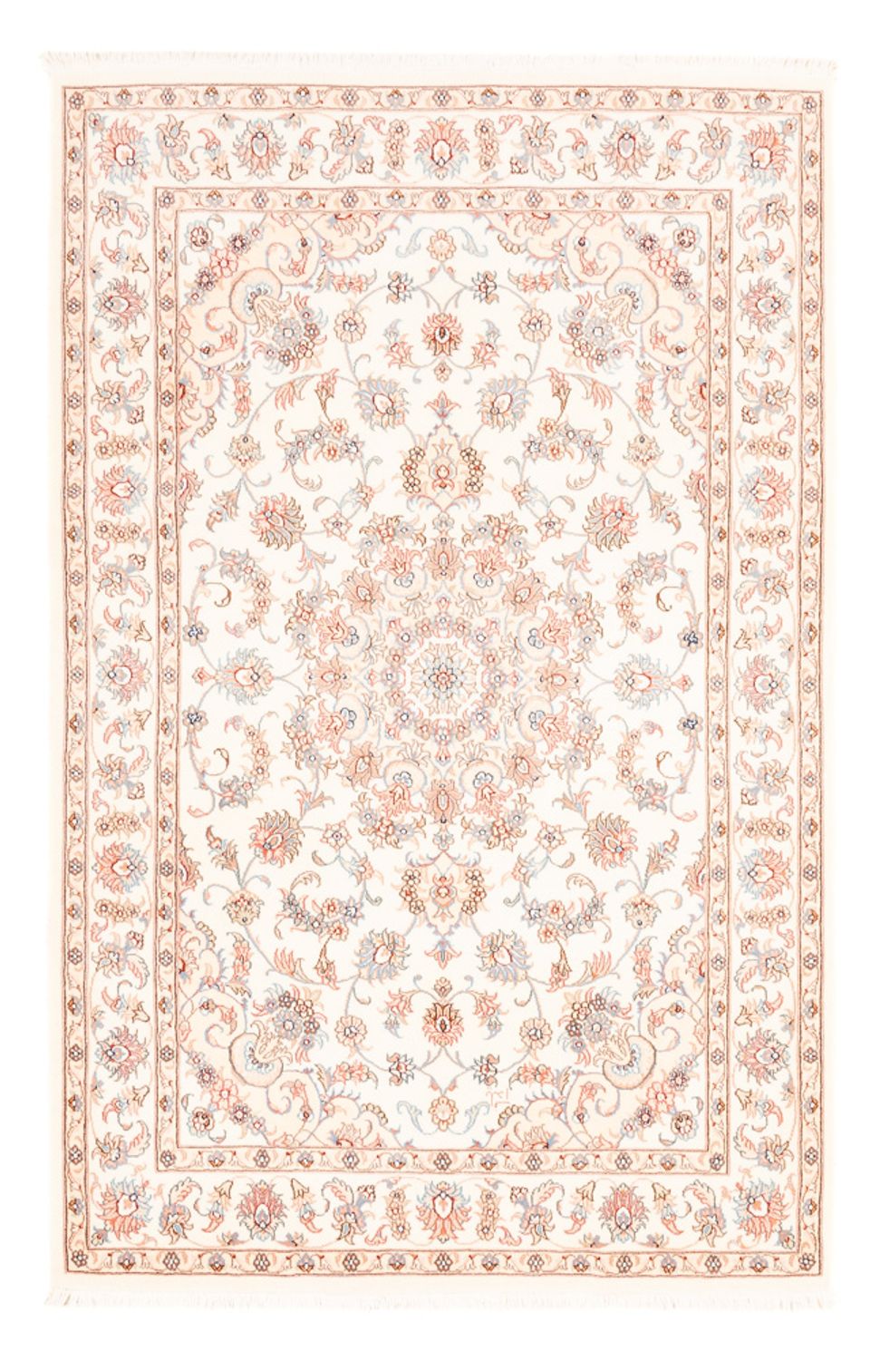 Perzisch tapijt - Tabriz - 183 x 120 cm - crème