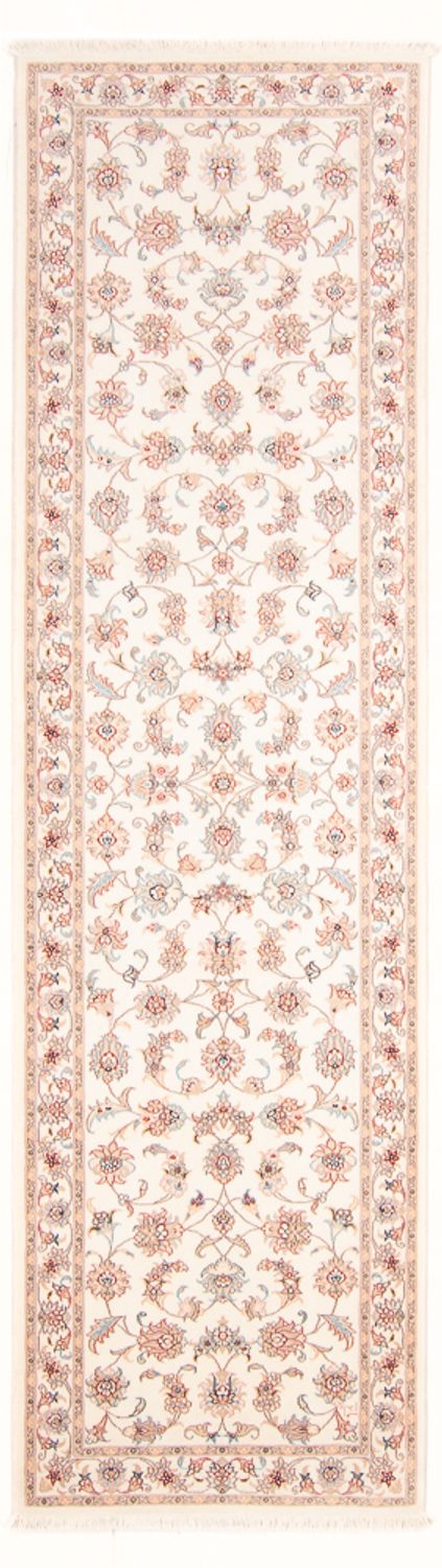 Loper Perzisch tapijt - Tabriz - Royal - 292 x 82 cm - crème