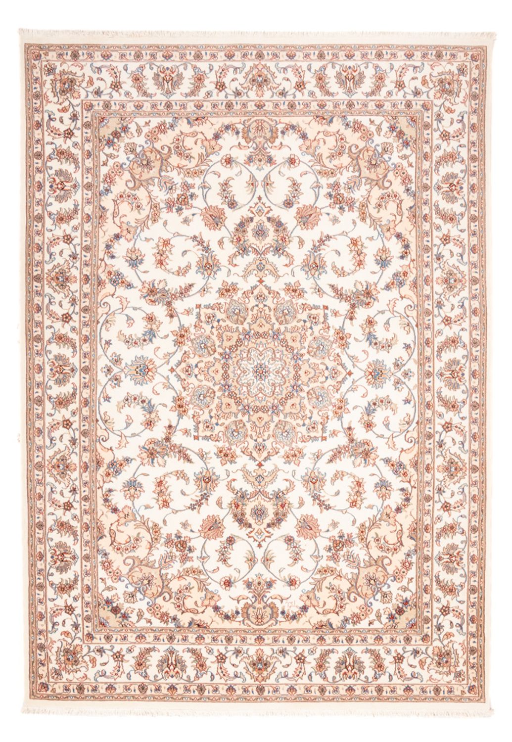 Perzisch tapijt - Tabriz - Royal - 232 x 169 cm - crème
