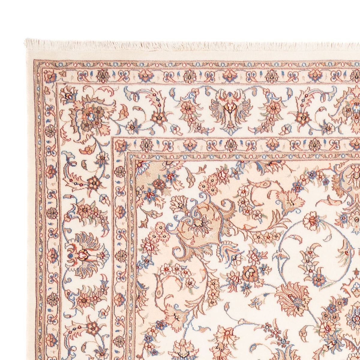 Perzisch tapijt - Tabriz - Royal - 232 x 169 cm - crème