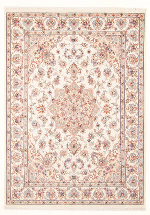 Perzisch tapijt - Tabriz - Royal - 204 x 147 cm - crème