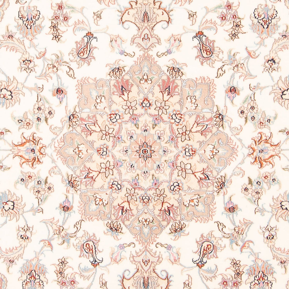 Perzisch tapijt - Tabriz - Royal - 204 x 147 cm - crème