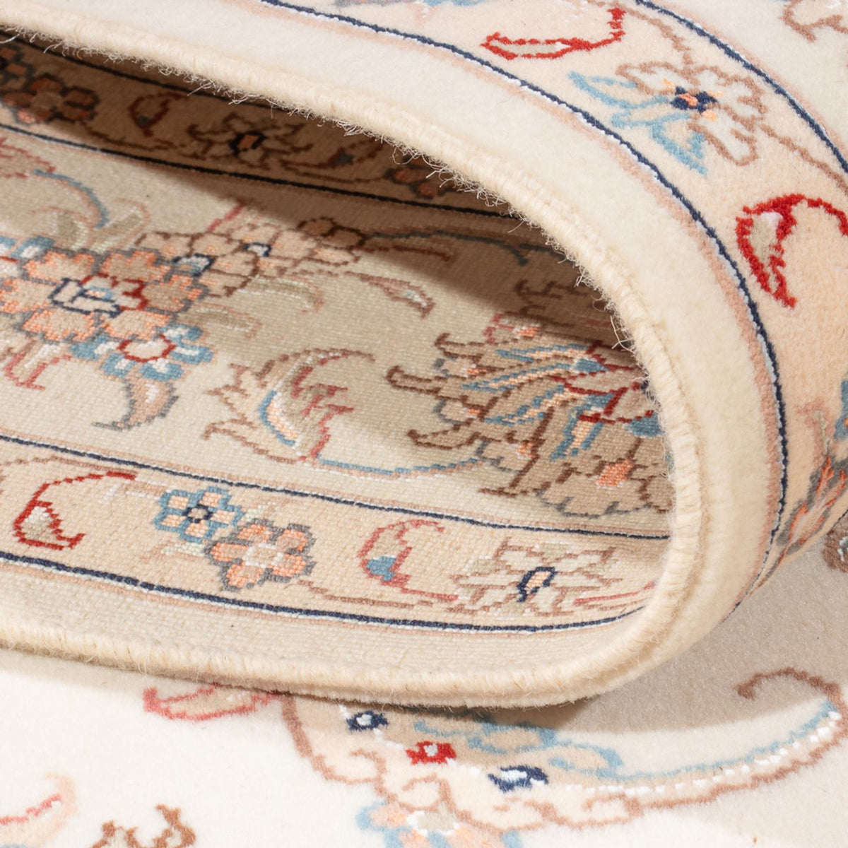 Perzisch tapijt - Tabriz - Royal - 201 x 150 cm - crème