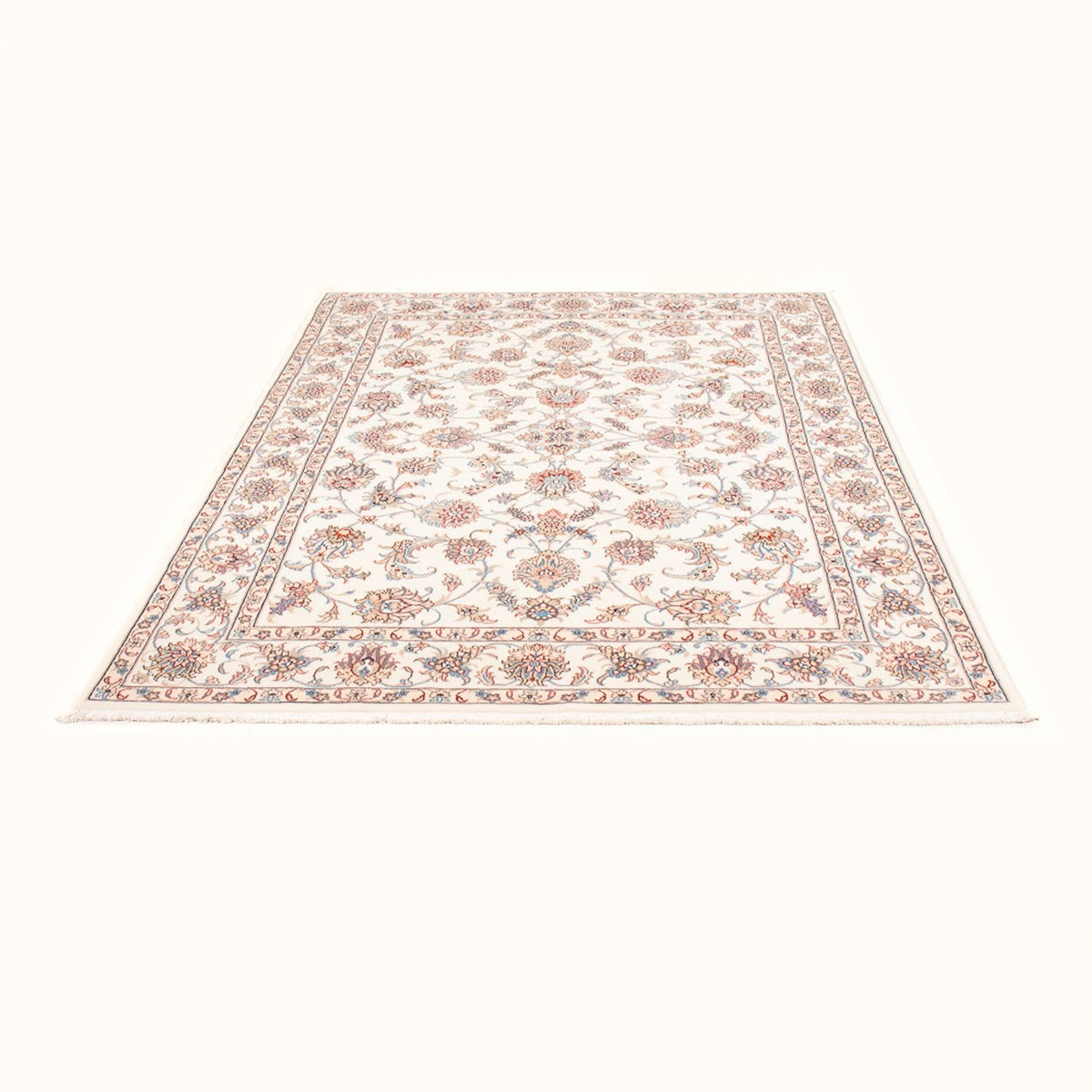 Perzisch tapijt - Tabriz - Royal - 201 x 150 cm - crème