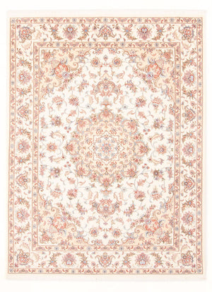 Perzisch tapijt - Tabriz - Royal - 198 x 149 cm - crème
