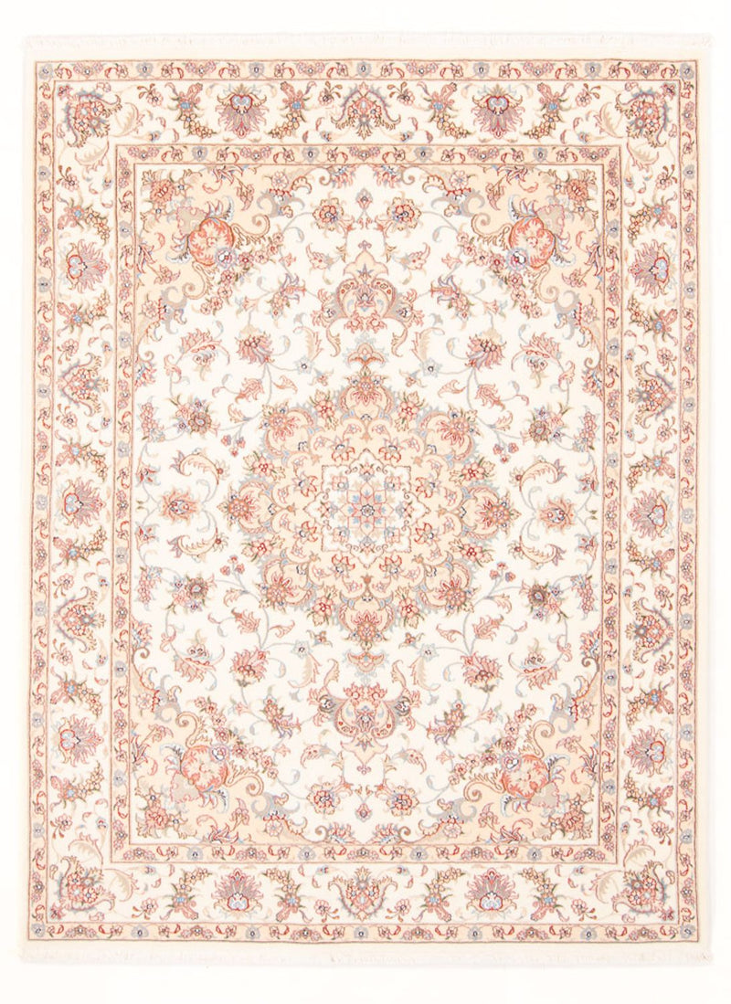 Perzisch tapijt - Tabriz - Royal - 198 x 149 cm - crème