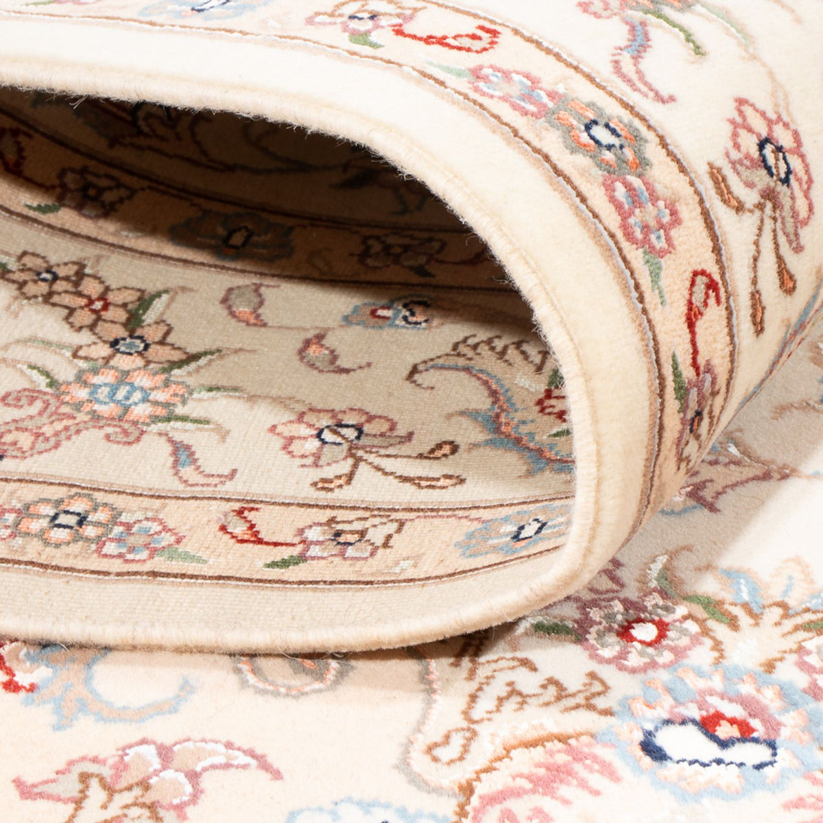 Perzisch tapijt - Tabriz - Royal - 198 x 149 cm - crème