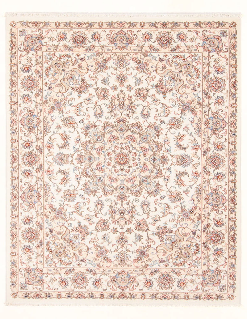 Perzisch tapijt - Tabriz - Royal - 200 x 151 cm - crème