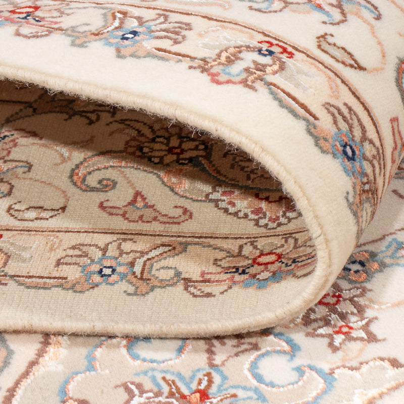 Perzisch tapijt - Tabriz - Royal - 200 x 151 cm - crème