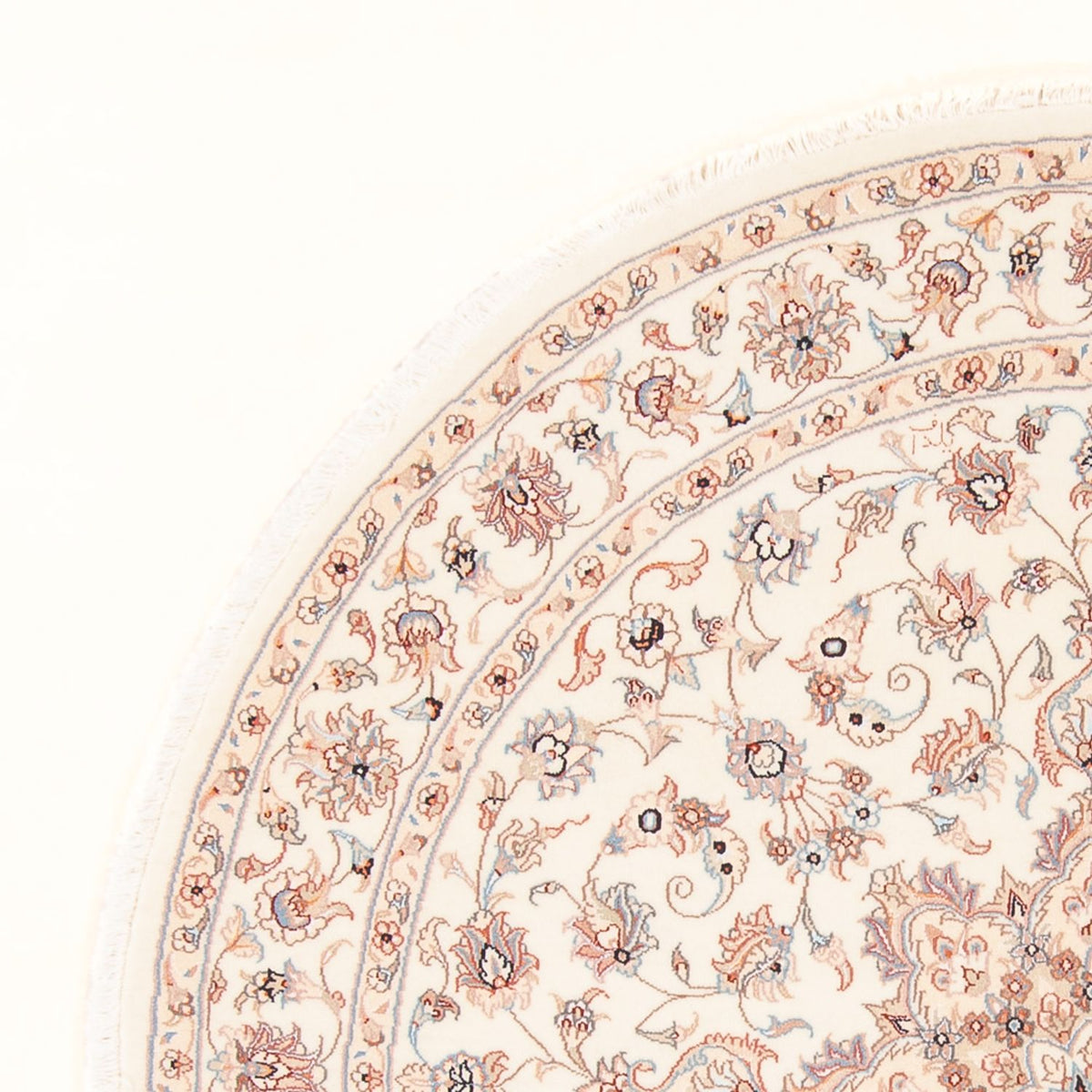 Perzisch tapijt - Tabriz - Royal - 158 x 150 cm - crème