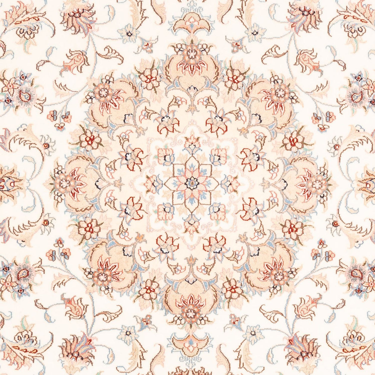 Perzisch tapijt - Tabriz - 203 x 150 cm - crème