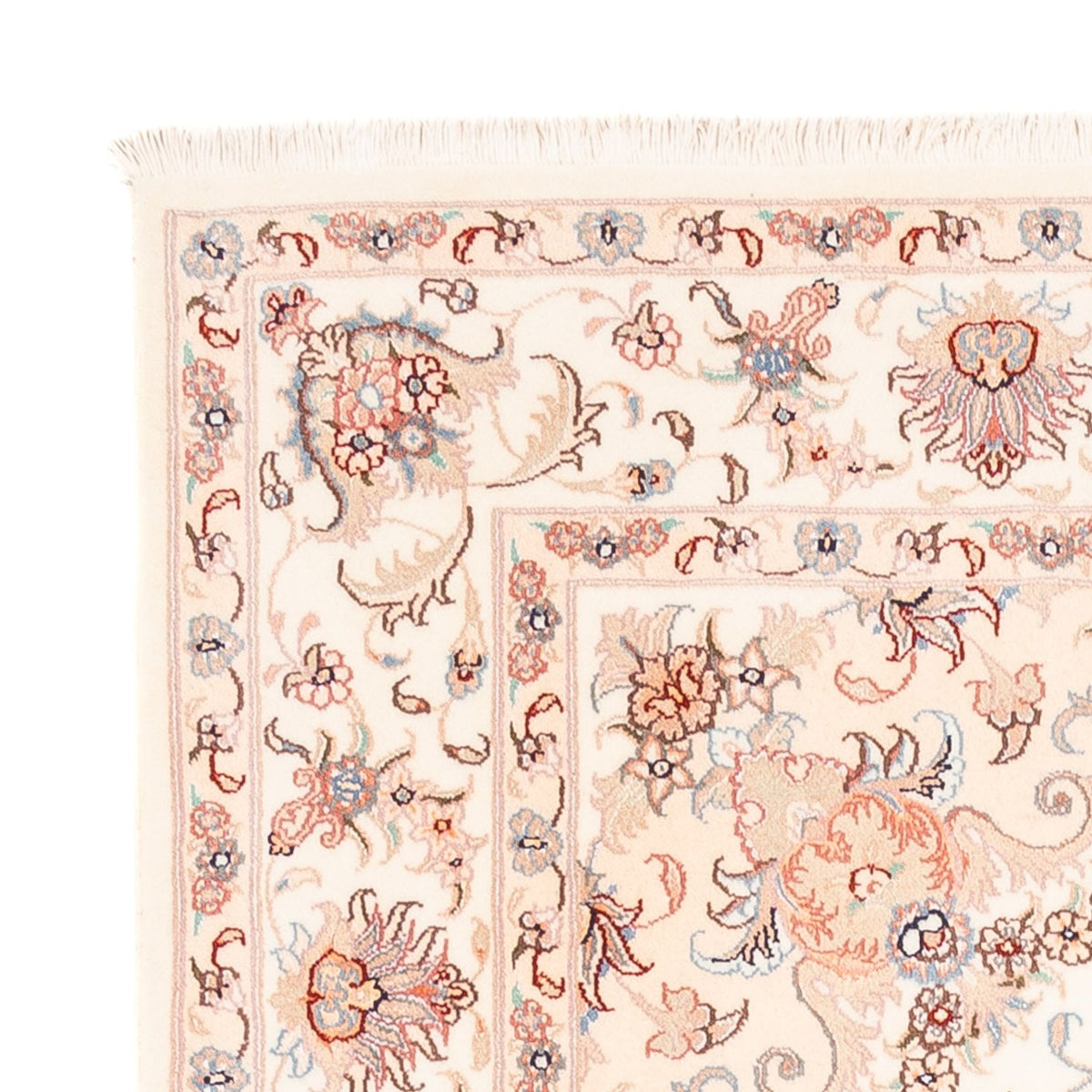 Perzisch tapijt - Tabriz - 203 x 150 cm - crème