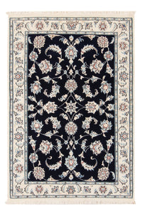 Perzisch tapijt - Nain - Premium - 120 x 80 cm - donkerblauw