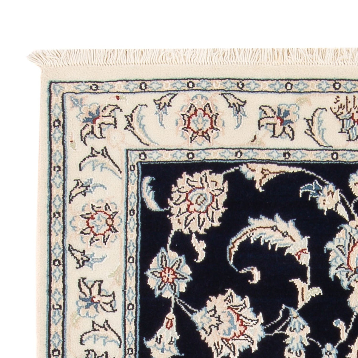 Perzisch tapijt - Nain - Premium - 120 x 80 cm - donkerblauw