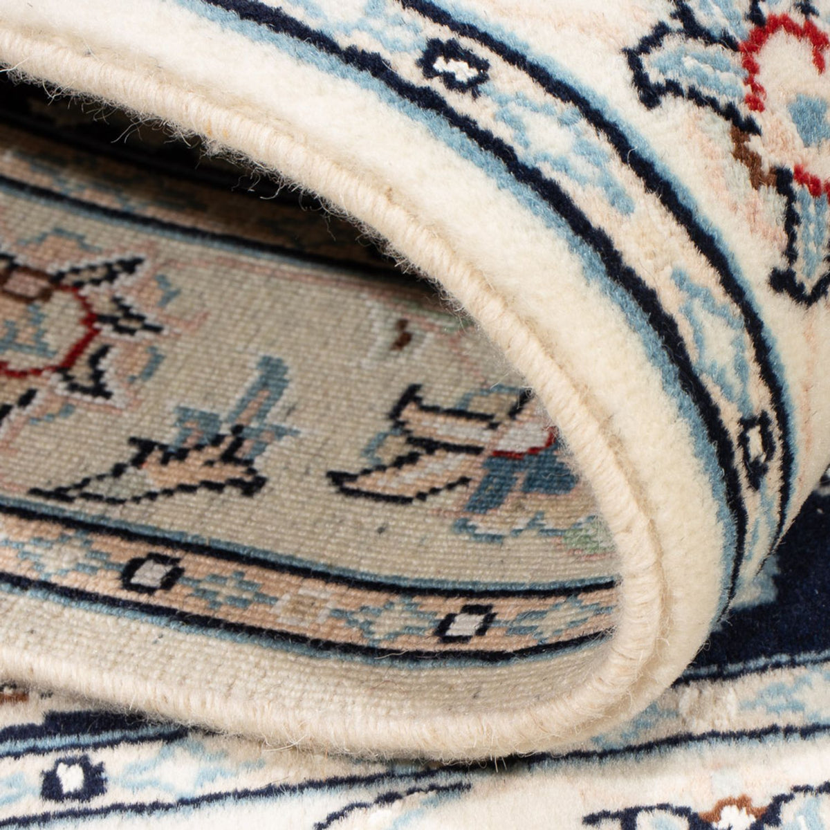 Perzisch tapijt - Nain - Premium - 120 x 80 cm - donkerblauw