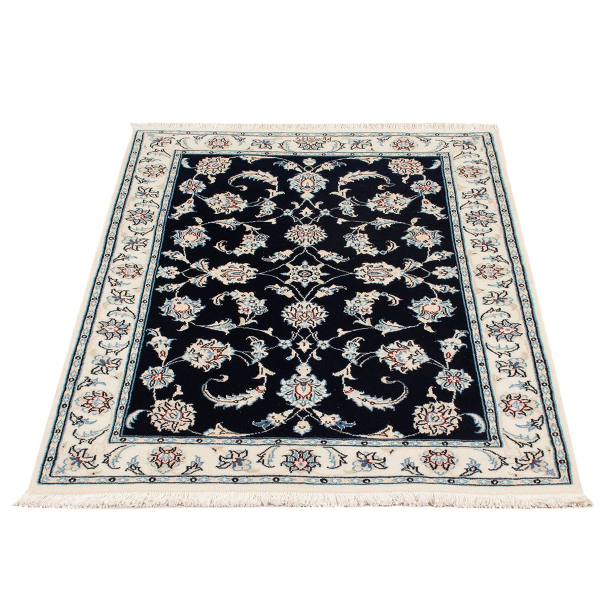 Perzisch tapijt - Nain - Premium - 120 x 80 cm - donkerblauw