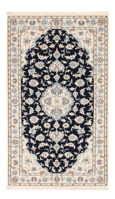 Perzisch tapijt - Nain - Premium - 138 x 82 cm - donkerblauw