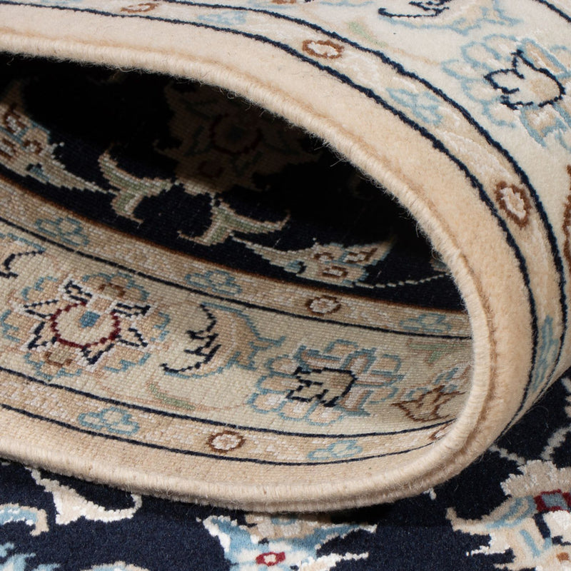 Perzisch tapijt - Nain - Premium - 138 x 82 cm - donkerblauw