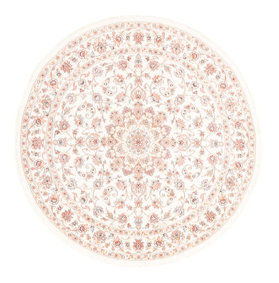 Perzisch tapijt - Tabriz rond  - 157 x 151 cm - crème