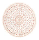 Perzisch tapijt - Tabriz rond  - 157 x 151 cm - crème