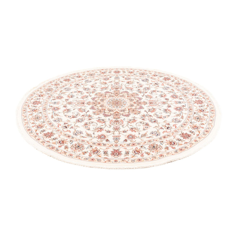 Perzisch tapijt - Tabriz rond  - 157 x 151 cm - crème