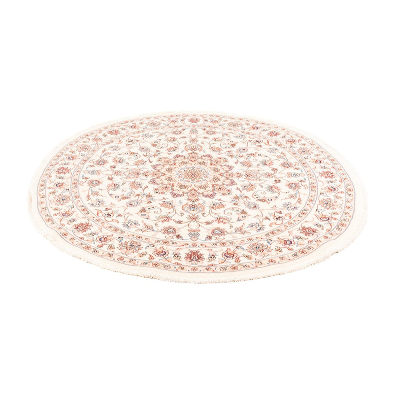 Perzisch tapijt - Tabriz rond  - 154 x 147 cm - crème