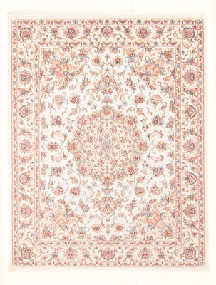Perzisch tapijt - Tabriz - Royal - 188 x 150 cm - crème