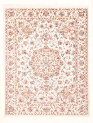 Perzisch tapijt - Tabriz - Royal - 188 x 150 cm - crème