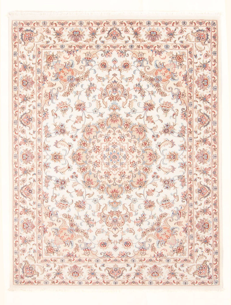 Perzisch tapijt - Tabriz - Royal - 188 x 150 cm - crème