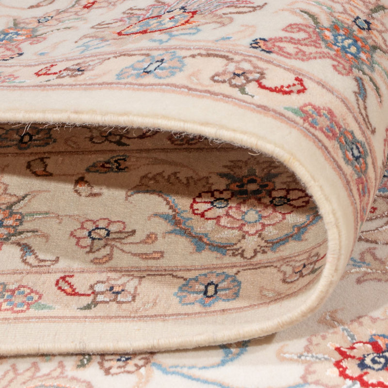 Perzisch tapijt - Tabriz - Royal - 188 x 150 cm - crème