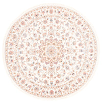 Perzisch tapijt - Tabriz rond  - 151 x 146 cm - crème