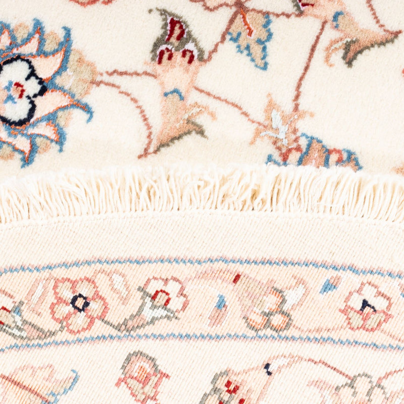 Perzisch tapijt - Tabriz rond  - 151 x 146 cm - crème