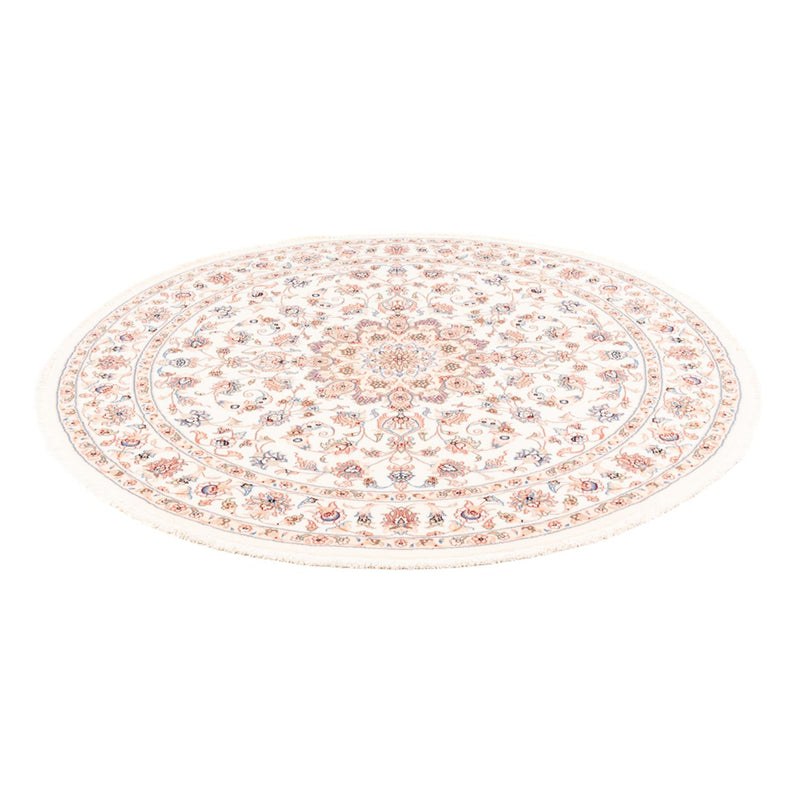 Perzisch tapijt - Tabriz rond  - 151 x 146 cm - crème