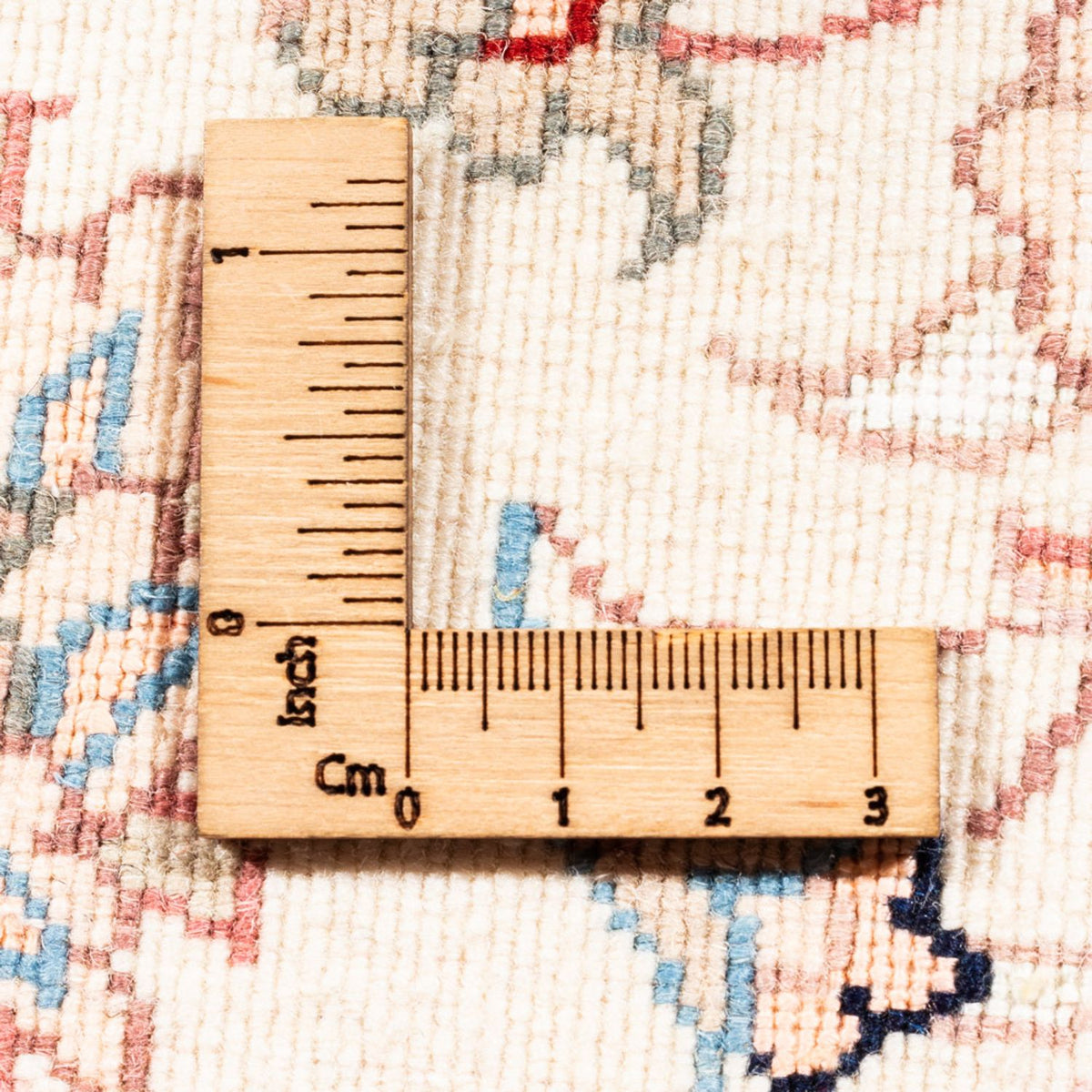 Perzisch tapijt - Tabriz rond  - 151 x 146 cm - crème